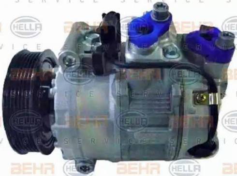 HELLA 8FK 351 105-111 - Compressore, Climatizzatore autozon.pro