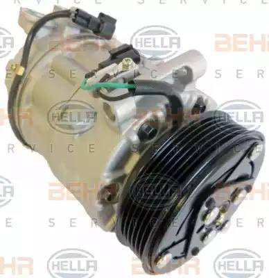 HELLA 8FK 351 106-941 - Compressore, Climatizzatore autozon.pro