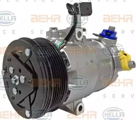 HELLA 8FK 351 106-911 - Compressore, Climatizzatore autozon.pro