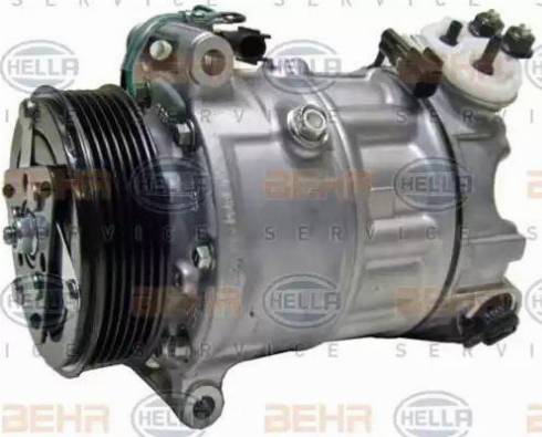 HELLA 8FK 351 106-441 - Compressore, Climatizzatore autozon.pro