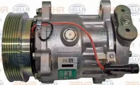 HELLA 8FK 351 106-451 - Compressore, Climatizzatore autozon.pro