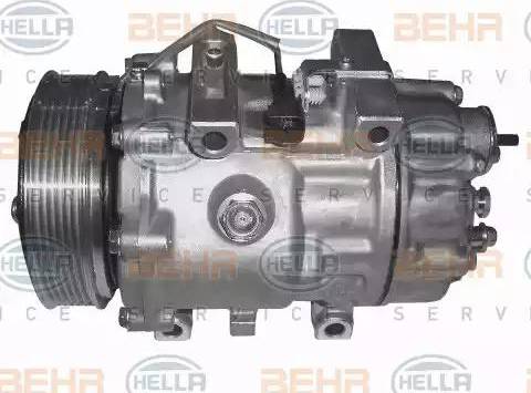 HELLA 8FK 351 106-421 - Compressore, Climatizzatore autozon.pro