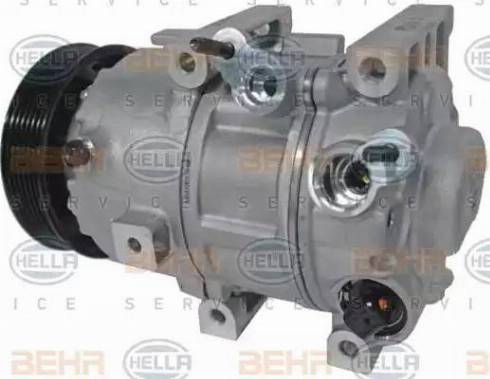 HELLA 8FK 351 106-321 - Compressore, Climatizzatore autozon.pro