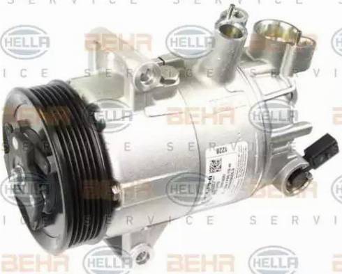 HELLA 8FK 351 106-251 - Compressore, Climatizzatore autozon.pro