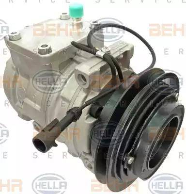 HELLA 8FK 351 108-921 - Compressore, Climatizzatore autozon.pro