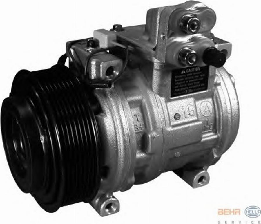 HELLA 8FK 351 108-441 - Compressore, Climatizzatore autozon.pro