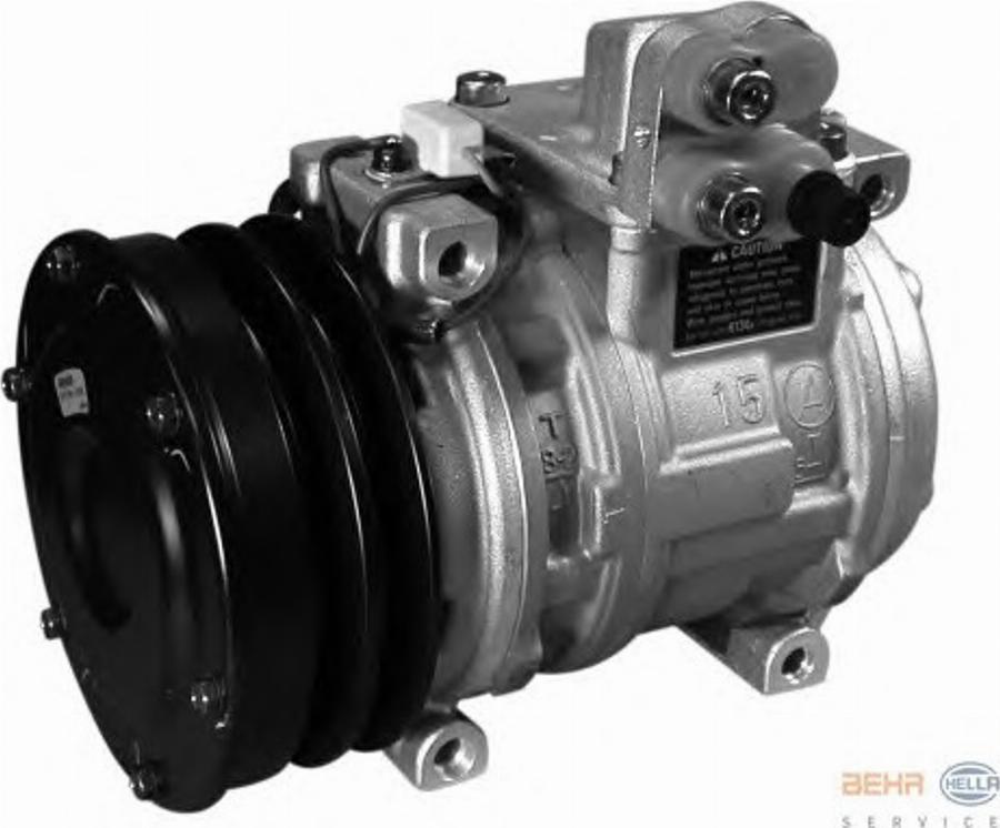 HELLA 8FK 351 108-451 - Compressore, Climatizzatore autozon.pro