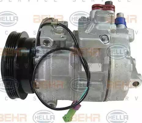 HELLA 8FK 351 108-071 - Compressore, Climatizzatore autozon.pro