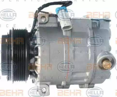 HELLA 8FK 351 108-751 - Compressore, Climatizzatore autozon.pro