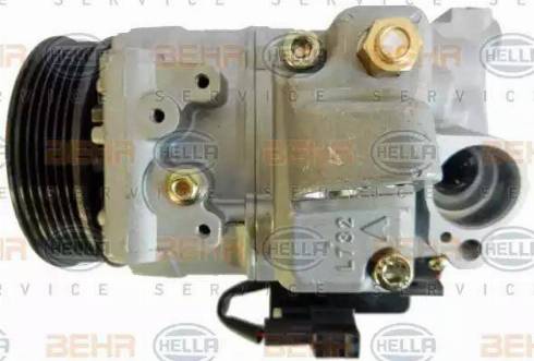 HELLA 8FK 351 114-991 - Compressore, Climatizzatore autozon.pro