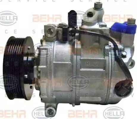 HELLA 8FK 351 114-381 - Compressore, Climatizzatore autozon.pro