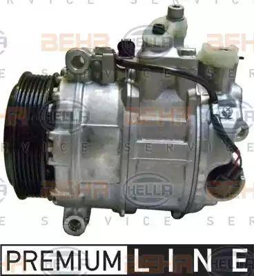 HELLA 8FK 351 114-371 - Compressore, Climatizzatore autozon.pro