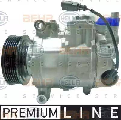 HELLA 8FK 351 114-261 - Compressore, Climatizzatore autozon.pro