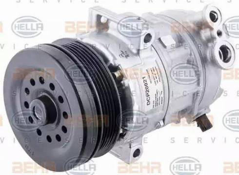 HELLA 8FK 351 114-281 - Compressore, Climatizzatore autozon.pro