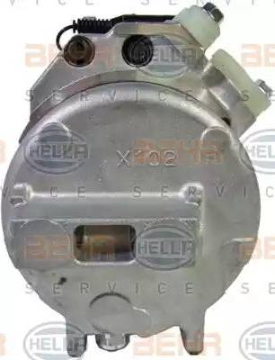 HELLA 8FK 351 114-231 - Compressore, Climatizzatore autozon.pro