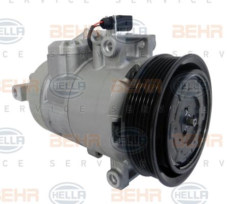 HELLA 8FK 351 114-721 - Compressore, Climatizzatore autozon.pro