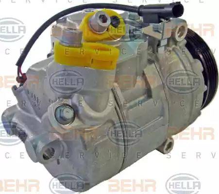 HELLA 8FK 351 110-351 - Compressore, Climatizzatore autozon.pro