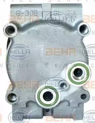 HELLA 8FK 351 113-281 - Compressore, Climatizzatore autozon.pro