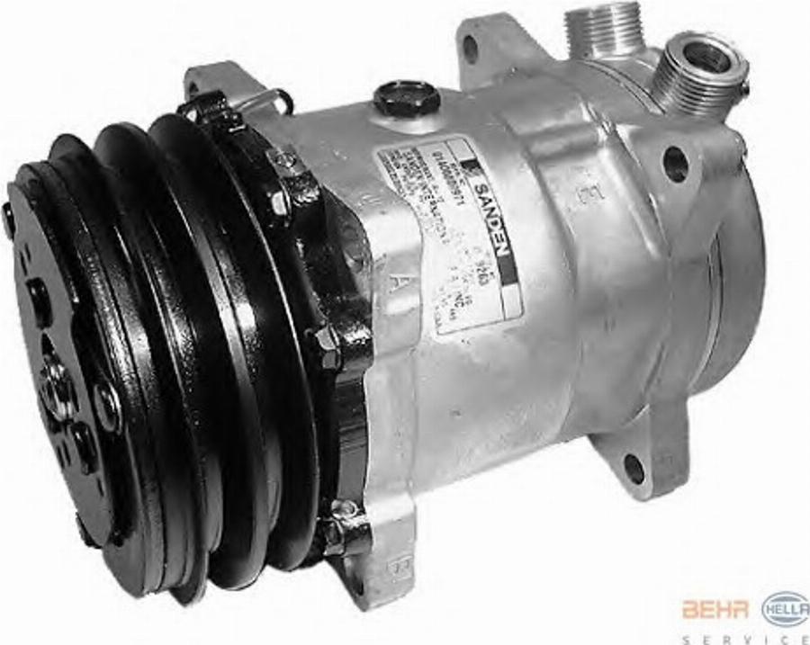 HELLA 8FK 351 117-021 - Compressore, Climatizzatore autozon.pro