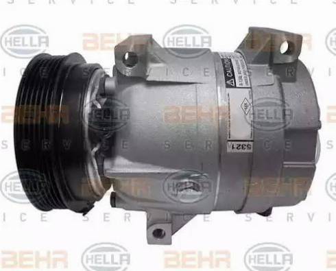 HELLA 8FK 351 134-431 - Compressore, Climatizzatore autozon.pro