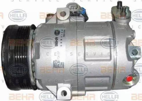 HELLA 8FK 351 134-591 - Compressore, Climatizzatore autozon.pro