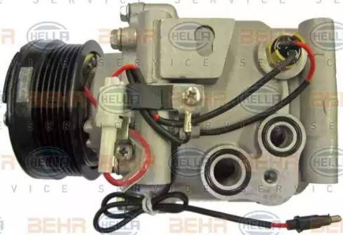 HELLA 8FK 351 134-671 - Compressore, Climatizzatore autozon.pro