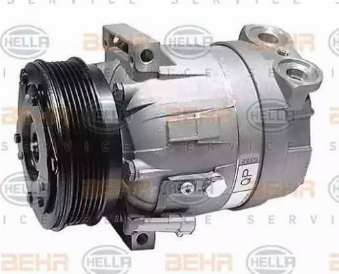 HELLA 8FK 351 134-081 - Compressore, Climatizzatore autozon.pro