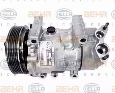 HELLA 8FK 351 134-831 - Compressore, Climatizzatore autozon.pro