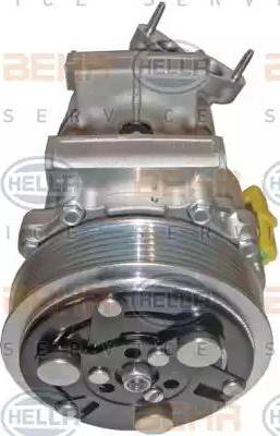 HELLA 8FK 351 134-331 - Compressore, Climatizzatore autozon.pro