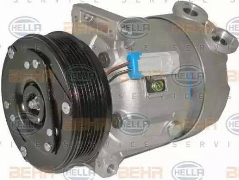 HELLA 8FK 351 135-431 - Compressore, Climatizzatore autozon.pro