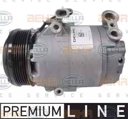 HELLA 8FK 351 135-021 - Compressore, Climatizzatore autozon.pro