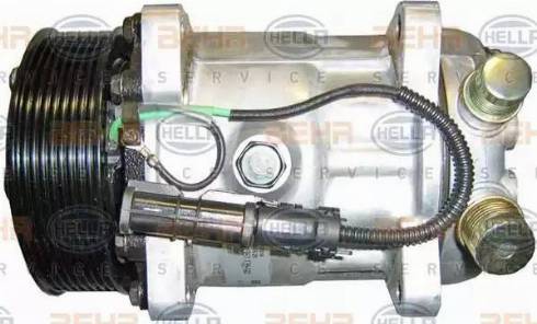 HELLA 8FK 351 135-141 - Compressore, Climatizzatore autozon.pro