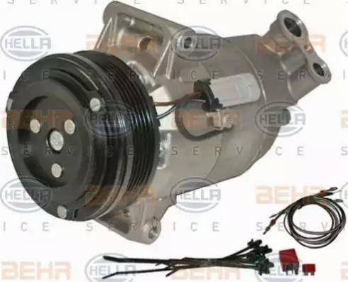 HELLA 8FK 351 135-801 - Compressore, Climatizzatore autozon.pro