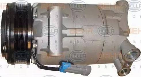 HELLA 8FK 351 135-801 - Compressore, Climatizzatore autozon.pro