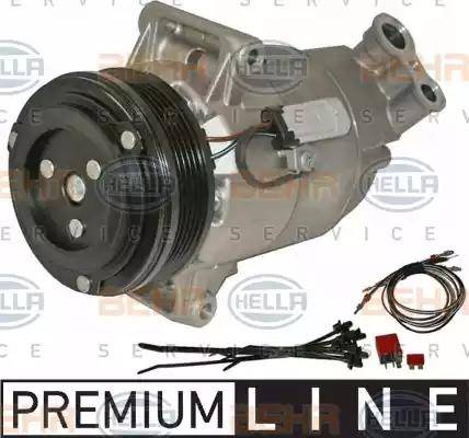 HELLA 8FK 351 135-301 - Compressore, Climatizzatore autozon.pro