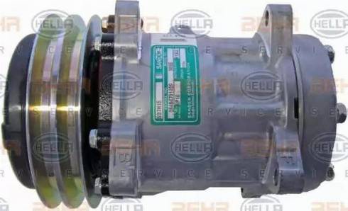 HELLA 8FK 351 130-121 - Compressore, Climatizzatore autozon.pro