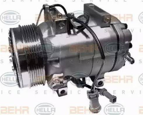 HELLA 8FK 351 133-031 - Compressore, Climatizzatore autozon.pro