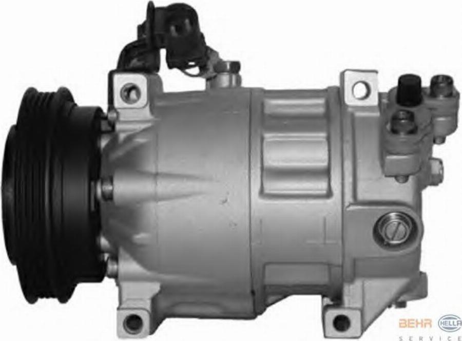 HELLA 8FK 351 132-601 - Compressore, Climatizzatore autozon.pro