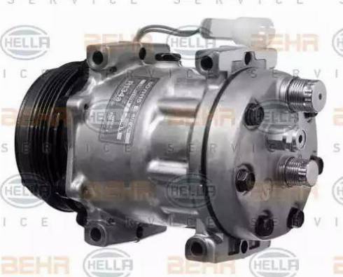 HELLA 8FK 351 132-231 - Compressore, Climatizzatore autozon.pro