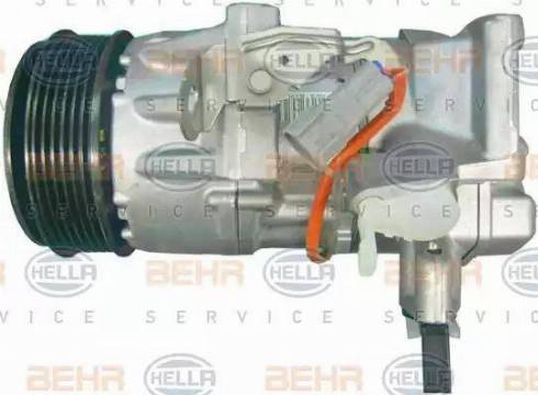 HELLA 8FK 351 125-201 - Compressore, Climatizzatore autozon.pro