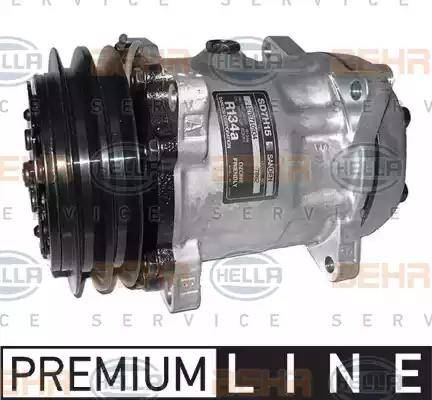 HELLA 8FK 351 126-041 - Compressore, Climatizzatore autozon.pro