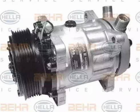 HELLA 8FK 351 126-011 - Compressore, Climatizzatore autozon.pro