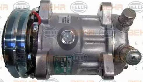 HELLA 8FK 351 126-031 - Compressore, Climatizzatore autozon.pro