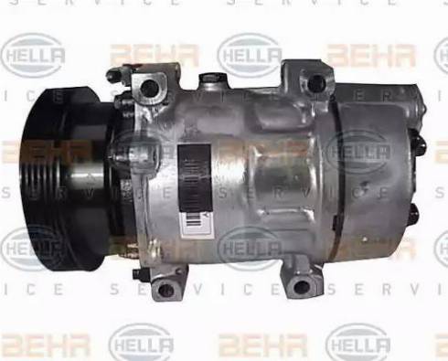 HELLA 8FK 351 126-131 - Compressore, Climatizzatore autozon.pro