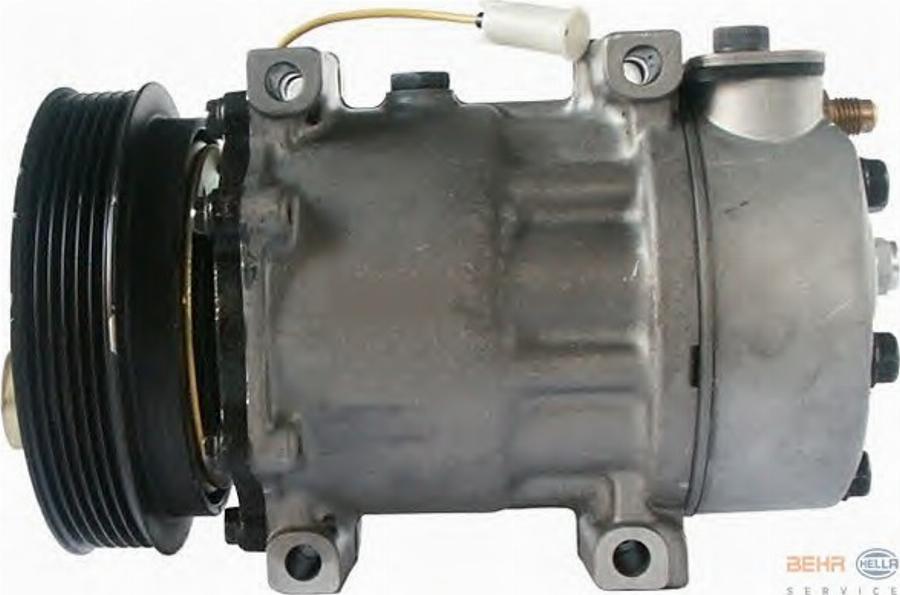 HELLA 8FK 351 126-841 - Compressore, Climatizzatore autozon.pro