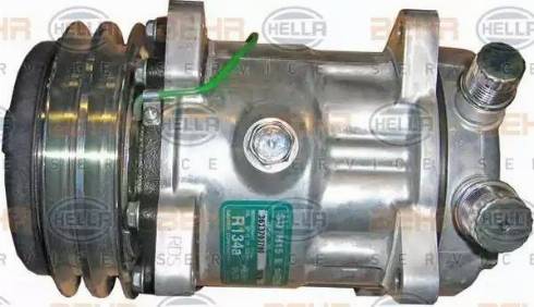 HELLA 8FK 351 126-201 - Compressore, Climatizzatore autozon.pro