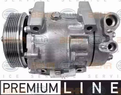 HELLA 8FK 351 128-051 - Compressore, Climatizzatore autozon.pro