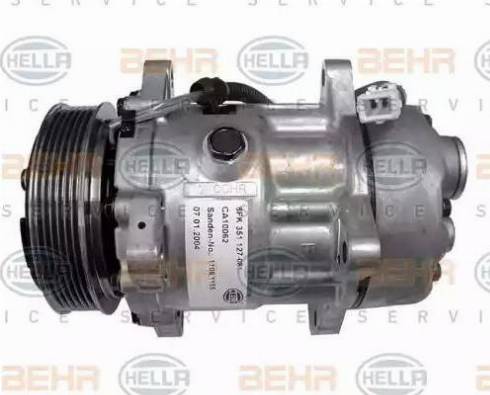 HELLA 8FK 351 127-081 - Compressore, Climatizzatore autozon.pro