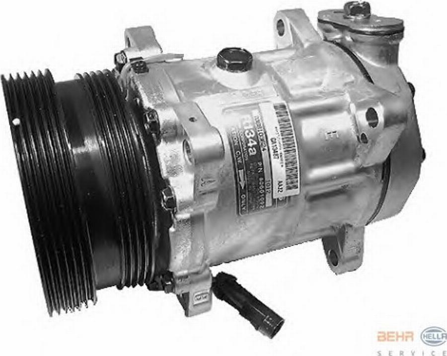 HELLA 8FK 351 127-131 - Compressore, Climatizzatore autozon.pro