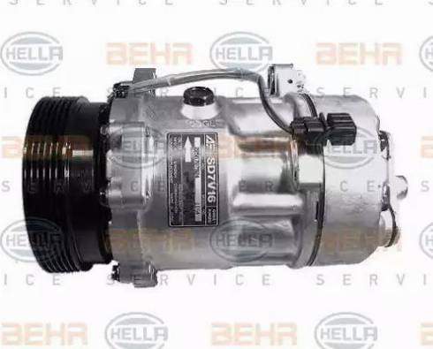 HELLA 8FK 351 127-341 - Compressore, Climatizzatore autozon.pro